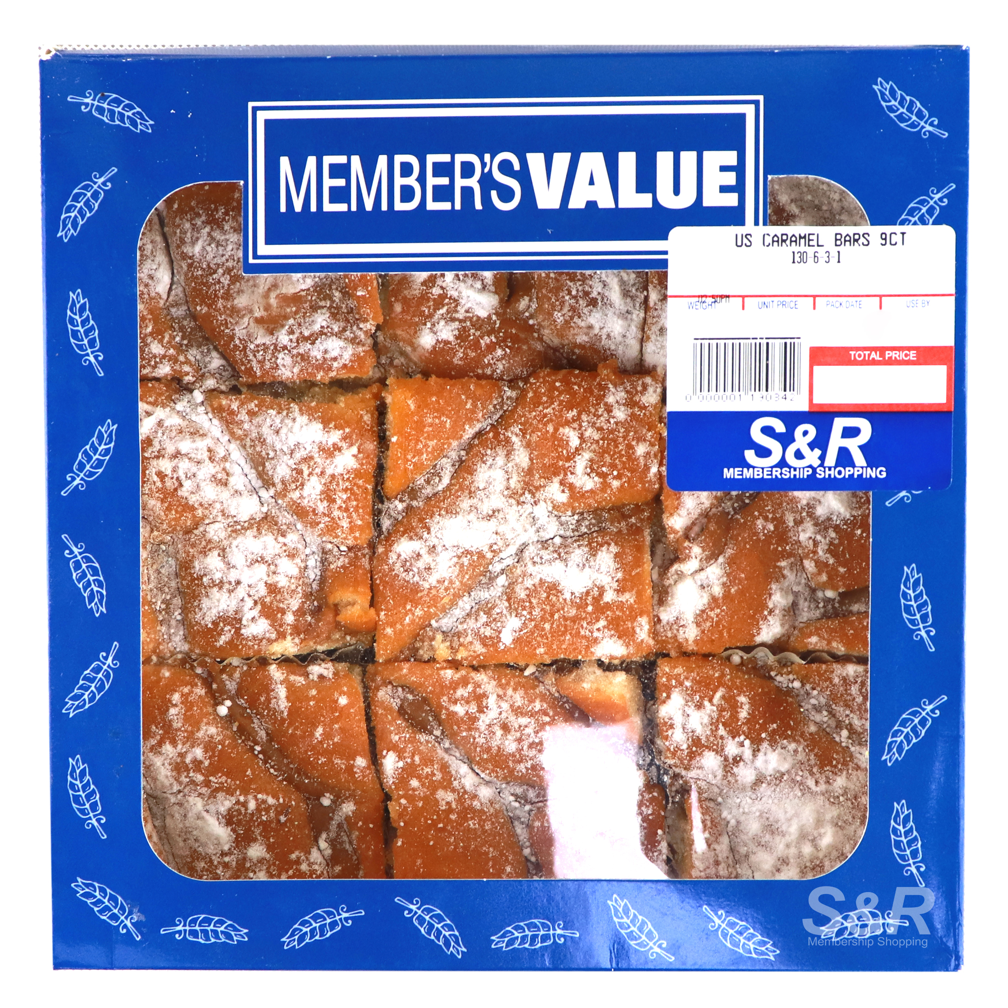 Member's Value US Caramel Bar 9 slices